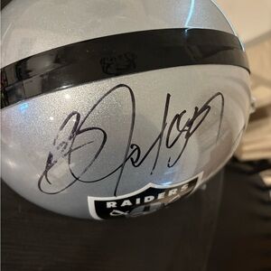 Autographed Bo Jackson Raiders Helmet